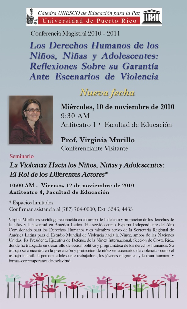 Conferencia Magistral 2010-11 Murillo