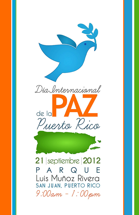Dia Internacional Paz Puerto Rico poster