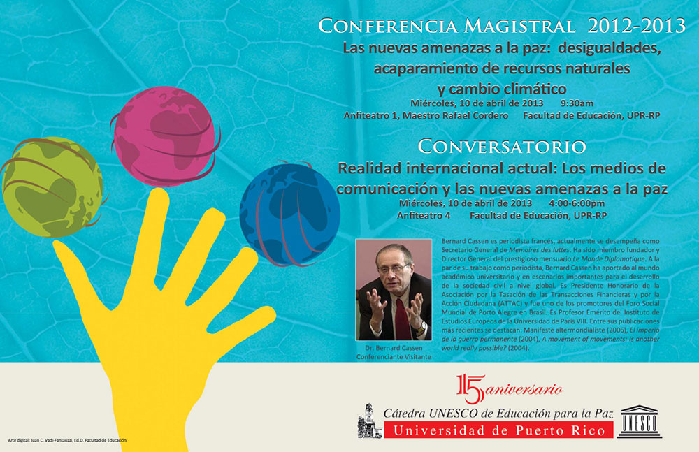 Conferencia Cassen 2012-13