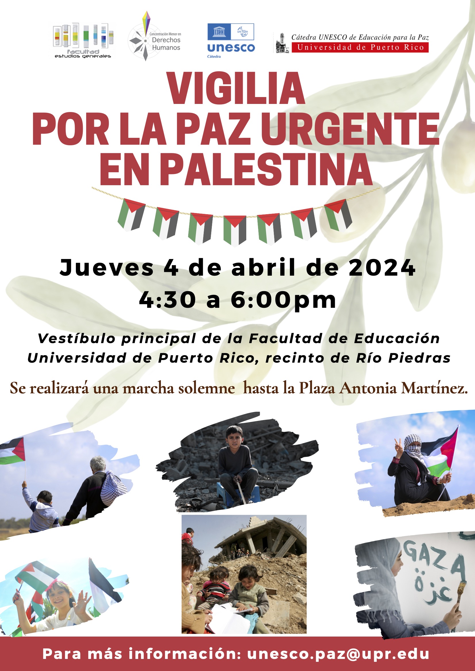 cartel de actividad